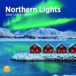 2025 Northern Lights Monthly Wall Calendar by Bright Day, 12 x 12 Inch Beautiful Landscape Photography Gift