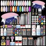 PEACECOLOR 39PCS Acrylic Nail Kits