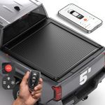 WOLFBOX Power Retractable Tonneau Cover for 2024-2026 Toyota Tacoma. Fits 5 FT Bed. Electric Aluminum Truck Bed Cover with Anti-Theft Remote Control & App (Not for 2024-2026 Trail Editions)