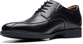 Clarks Men's Whiddon Pace Oxford, Black Leather, 11 Wide