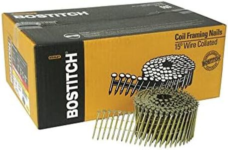 BOSTITCH C8P99DG Thickcoat Round Head 2-1/2-Inch by .099-Inch 15 Degree Coil Framing Nail (3,600 per Box)