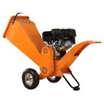 Pahel Agrotech 15 HP Rato Engine Wood Chipper Shredder | Automatic Double Shaft 4-Stroke Heavy Duty Petrol Mulcher | Tree Branch Cutter | Garden Waste Crusher | Farming & Landscaping Machine