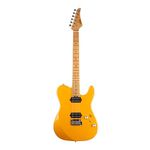 EART TL-380 6 String Solid-Body Electric Guitar Roasted Mahogany Body Maple Neck, Available in Gloss Finishes,Right