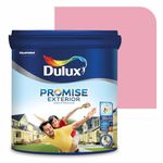 Dulux Promise Exterior Emulsion Paint (1L, Tickled Pink) | Ideal for Exterior Walls | Smooth Finish | Anti-Peel & Anti-Crack | Long-Lasting Colors