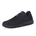 Plaeto Ezplay Men's Multiplay Sneakers Comfortable Lightweight Shoes with Breathable Air Mesh All-Day Casual Wear Sneakers, 12 UK, Black