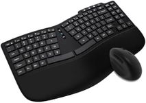 Ergonomic Wireless Keyboard Mouse C