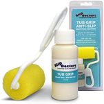 SlipDoctors Tub Grip Anti-Slip Bath & Shower Floor Solution – Fixes Slippery Fiberglass & Acrylic Bathtub or Showers – Clear Non-Slip Textured Coating