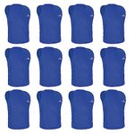 Mayor Unisex Polyester Sportswear Training Bibs For Football, Hockey, Basketball, Team Practice And Match (Blue, Large) (Pack Of 12)