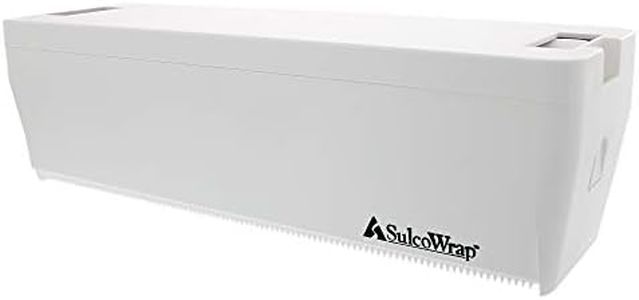 SulcoWrap Food Wrap Dispenser, Comes with a 500 ft Premium Plastic Wrap