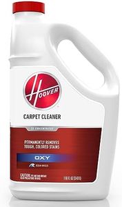 Hoover 116 oz Oxy Carpet Cleaner Solution, for Carpet and Upholstery, Deep Cleaning Shampoo, Remove Tough Colored Stains, Ocean Breeze Scent, White, AH31936