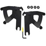 Memphis Shades Trigger Lock Mount Kit for Road Warrior Fairing Compatible for Harley-Davidson Road King 2019 - Black