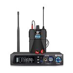 D Debra Audio PRO ER-102 UHF IEM Wireless in Ear Monitor System with Monitoring Type for Stage, Band, Recording Studio,Guitar, Live Performance(Single Channel, 1 Bodypack)