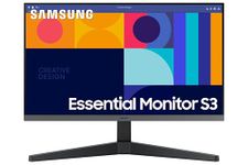 Samsung 24-inch (60.46cm) FHD, IPS, 100 Hz, 1920 x 1080 Flat Monitor, Bezel Less Design, AMD FreeSync, Flicker Free, HDMI, Display Port (LS24C330GAWXXL, Black)