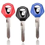 3 PCS New Luminescence Motorcycle Blank Keys Uncut Blade Key for Yamaha R25 R3 Xmax X-MAX X MAX 125 200 250 MT01 SR400 FZ6R FZ6N