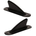 VOSAREA 2 Pcs Kayak Skeg Surf Sup Fin Inflatable Boat Shark Fin Tracking Fin Mounting Points Watershed Board Canoe for Surfboard Longboard Paddleboard Tail Rudder