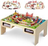 FlyingBoom Train Table Set, Wood Ki