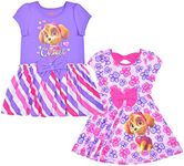 Nickelodeon Girls' Little 2 Pack Paw Patrol Dresses Pink