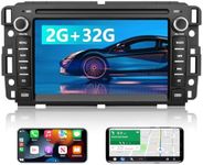 2G+32G Car Radio Stereo Android 12 for Chevrolet Chevy Silverado Tahoe Suburban 2007-2014, 7 inch Touch Screen Head Unit with Carplay/Android Auto SWC GPS WiFi Bluetooth FM RDS AM DSP