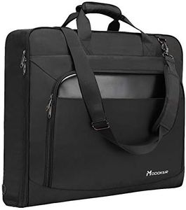 Modoker Suit Luggage Garment Bag with Shoulder Strap, Suit Carry on Bag Hanging Suitcase Garment Bags for Men Women Business Travel, Black, One_Size, Travel