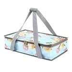 Insulated Casserole Carrier,Thermal Travel Carry Bag for Mother’s Day Holiday, Food Carriers for Picnic Potluck Beach Day Trip Camping Hiking, Tote Bag for Hot or Cold Food, Fits 16 x 10 Baking Dish