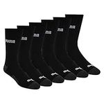 PUMA Men's Men's 6 Pack Crew Socks,