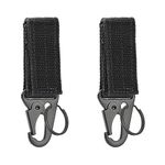 Optifit® 2pcs Outdoor Gear Durable Carabiner Multi Purpose Easy Attachment for Belt, Backpack, Portable Camping Gear Gadget Carabiner Hanging Assistance Piece