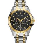 Bulova Men's 98C120 Sport Analog Display Japanese Quartz Two Tone Watch (Model: 98C120)