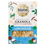 Biona Organic Low Sugar Nutty Granola Clusters 375g