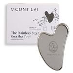 Mount Lai - The Stainless Steel Gua Sha Facial Lifting Tool | Face Sculpting Tool for Skin Care | Guasha Tool for Face and Body | Facial Massage Tools to Relieve Muscle Tension and Reduce Puffiness