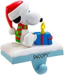 Kurt Adler PN5141 Peanuts Snoopy and Woodstock Stocking Holder, 4.6-Inch