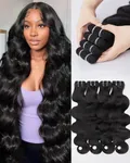Lucklady 16A Raw Bundles Human Hair