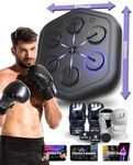 MAITUFIT Music Boxing Machine M4, Smart Music Punching Machine with Custom Running Lights, Stereo Sound and APP Control, Wall Mount Boxing Machine for Adults - Home Office Gym Workout Equipment Black