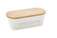 Tablecraft Butter Dish with Lid, 7.