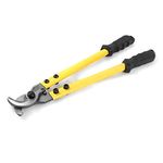 QWORK® 14" Hardened Wire Rope Cable Cutter High Temperature Heat Treatment Stainless Steel Cable Cutter