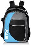 STX Lacrosse Sidewinder Lacrosse Backpack, Black/Columbia