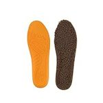 Healifty Winter Sheepskin Insoles Wool Fur Fleece Inserts Cozy Fluffy Shoe Pads Shock-Absorbing for Shoes Boots Slippers - Size 40-42 Brown