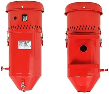 1.6 HP High - Performance Dust Collector with 1.8 Gallon Capacity - Universal Fit for Sandblasting Cabinets & Media Blasters, Dust Collection Reclaimer System