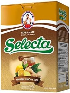 Selecta Yerba Mate with Ginger, Honey & Lemon Tea, 500 g