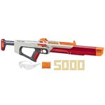 Nerf Pro Gelfire Ghost Bolt Action Blaster, Removable Boost Barrel, 5000 Gel Rounds, 100 Round Integrated Hopper, Eyewear, Ages 14 & Up