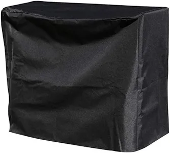 Sunnydaze 2-Foot Firewood Log Rack Cover - Heavy-Duty Weather-Resistant PVC Construction - Black