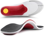 Ailaka High Arch Support Shoe Insoles, Cushion Orthotic Inserts for Flat Foot, Plantar Fasciitis, Feet Heel Pain Relief