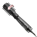 BaByliss Big Hair Rotating Hair Dryer Brush - Dry and Style in One Step, 2 Speeds & Alternating Directions, Ionic Frizz-Control, 50mm Barrel, Black, 2885U