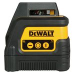 Dewalt DW0811-XJ 360 Degree Line and Cross Line Laser Level, 0 V, Black/Yellow, Set of 6 Piece