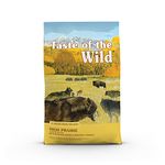 Taste of the Wild Dry Dog Food, High Prairie Canine Formula with Roasted Bison and Venison, 5 Pound Bag