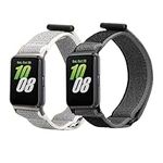 kwmobile Nylon Watch Strap Compatible with Samsung Galaxy Fit 3 Strap - 2x Fitness Tracker Replacement Wristband with Clasp