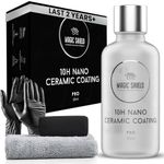 Magic Shield Ceramic Coating PRO 10H - Self-Healing | Long lasting for 2 cars+ | Advanced SiO2 Protection | Easy Application | Candy-Like Gloss | Perfect for Cars, Motorcycles, RVs, and Boats (50ml)