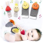 BABY K Baby Rattle Socks & Wrist To