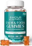 Lions Mane, Ashwagandha KSM 66, L-Theanine Gummies - High Strength 4300mg - 60 Sugar Free & Vegan Gummies - with Zinc, B6 & B12 - Naturally Relief Stress, Reduce Cortisol & Boost Focus - Peach Flavour