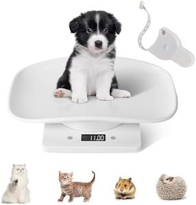 Digital Small Animals Scales for Weighing with Tape Measure, Puppy Whelping Scale Weigh Your Kitten, Rabbit with High Precision, Multifunction Electronic Baby Scales for Small Dogs