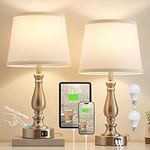 Table Lamps for Bedrooms Set of 2 -